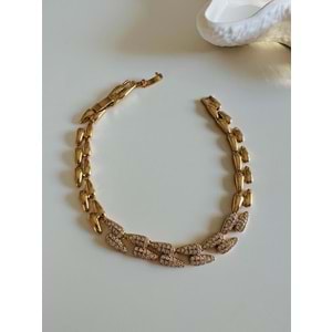 XUPING 2'Lİ GÖRÜNÜMLÜ TASARIM BİLEKLİK 17+2CM-ROSE ACR6445