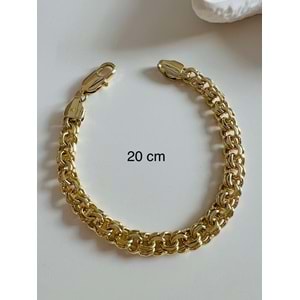 XUPING 14K İÇ İÇE GEÇMELİ ZİNCİR BİLEKLİK 20CM ACR6668