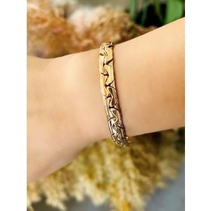 XUPING DESENLİ BİLEKLİK 19CM-ROSE RENK ACR6972