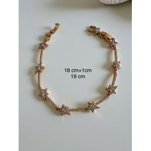 XUPING YILDIZLI SUYOLU BİLEKLİK 18+1CM-ROSE RENK ACR6976