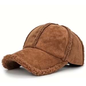 UNISEX YUMUŞAK SONBAHAR, KIŞ İÇİN ŞAPKA-KAHVERENGİ ACR7162