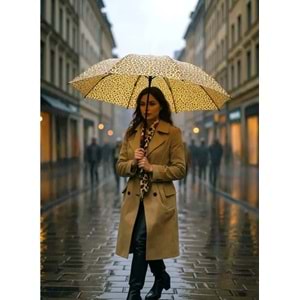 LEOPAR DESENLİ, KILIFLI, OTOMATİK AÇMA KAPAMA ŞEMSİYE ACR7506