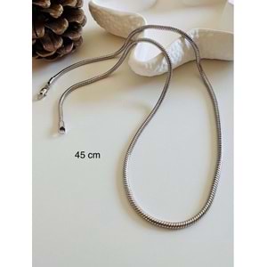 XUPING SARMAL KOLYE 45CM-GÜMÜŞ RENK ACR7537