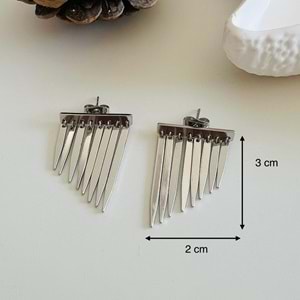 XUPING SALLANTILI TASARIM KÜPE-GÜMÜŞ RENK ACR7591