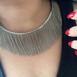 MARKA MODEL DORİKA SALLANTILI CHOKER KOLYE ACR7647