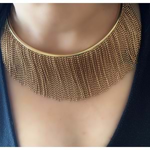 MARKA MODEL DORİKA SALLANTILI CHOKER KOLYE ACR7647
