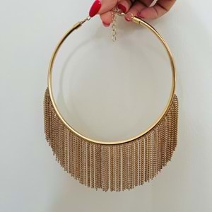 MARKA MODEL DORİKA SALLANTILI CHOKER KOLYE ACR7647