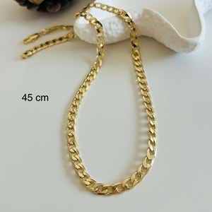 XUPING 14K FİGARO ZİNCİR KOLYE 45CM-GOLD ACR7756