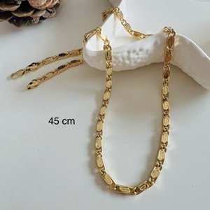 XUPING 14K KUYUMCU MODEL KOLYE 45CM-GOLD ACR7799