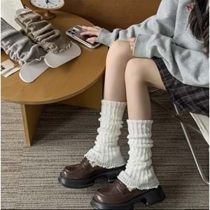 KADINLAR İÇİN DİKEY ÇİZGİLİ, MODA, ÇOK YÖNLÜ BALDIR ÇORAPLARI ACR7845