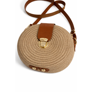 GADE EL YAPIMI BALIKSIRTI HASIR ASTARLI DAVUL ÇANTA ACR8191