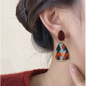 BORDO RENKLİ GEOMETRİK KÜPE ACR8218