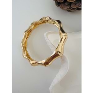 VİNTAGE KEMİK MODEL KELEPÇE-GOLD RENK ACR8482