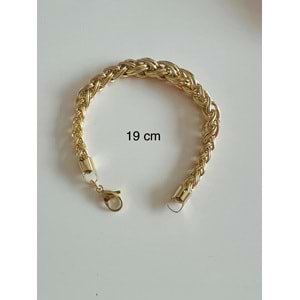 XUPING 14K SARMAL BİLEKLİK 19CM-GOLD RENK ACR8693