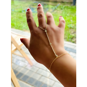 ÖZEL SERİ YONCALI, SUYOLU ŞAHMERAN-GOLD RENK ACR8764