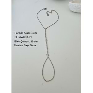 ÖZEL SERİ KALPLİ SUYOLU ŞAHMERAN-GÜMÜŞ RENK ACR8901