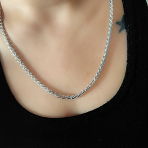 XUPING S KOLYE 50CM-GÜMÜŞ RENK ACR8918