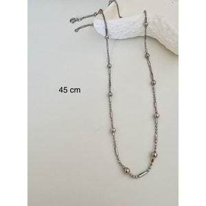 XUPING BALL KOLYE 45CM-GÜMÜŞ RENK ACR8922