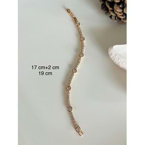 XUPING KALPLİ SUYOLU BİLEKLİK 17+2CM-ROSE RENK ACR9040
