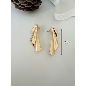 ÖZEL SERİ YAPRAK KÜPE-GOLD RENK ACR9080