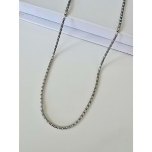 ERKEK ÇELİK KÜP ZİNCİR KOLYE 68CM -2MM ACR9383