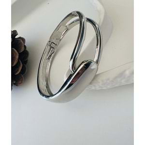 GÜMÜŞ RENK ÖZEL SERİ TASARIM KELEPÇE ACR9486