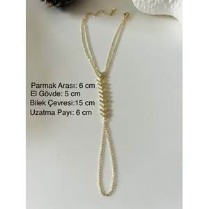 TAŞLI V ŞAHMERAN-GOLD RENK ACR9736