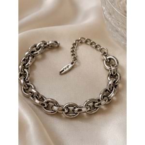 XUPING GÜMÜŞ RENK ZİNCİR BİLEKİLK 17+4CM ACR9790