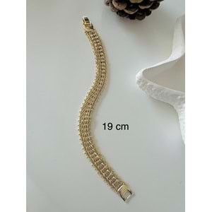 XUPING 14K HASIR MODEL BİLEKLİK 19CM ACR9881