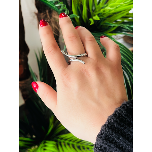 AYARLANABİLİR GÜMÜŞ RENK SNAKE YÜZÜK ACR0029