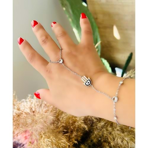 FATMA ANA ELİ ÇELİK ŞAHMERAN-GÜMÜŞ RENK ACR4743