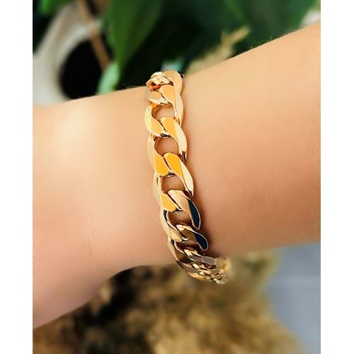 XUPING ZİNCİR BİLEKLİK 21CM-ROSE RENK ACR6436