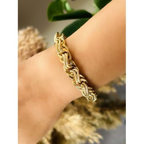 XUPING 14K KALIN ZİNCİRLİ BİLEKLİK 22CM ACR6665