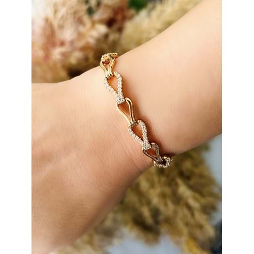 XUPING SWAN BİLEKLİK 18+1CM-ROSE RENK ACR6982
