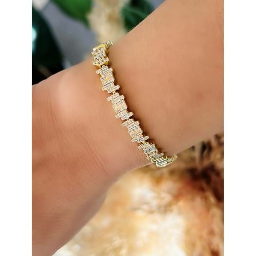 XUPING 14K RİTİM BİLEKLİK 17+2CM ACR7585