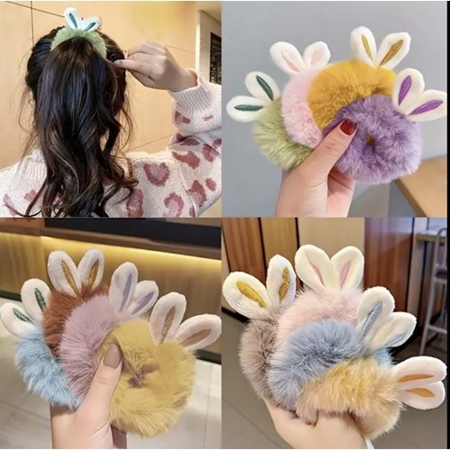 TAVŞAN KULAKLI SAÇ LASTİKLERİ ACR7804