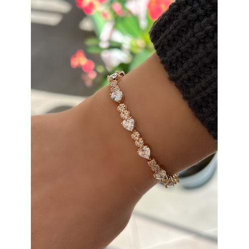 XUPING KALP BİLEKLİK 17+3CM-ROSE RENK ACR8313