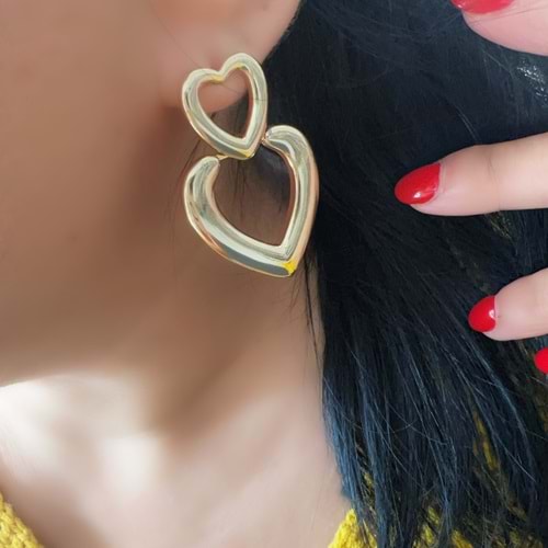 XUPING 14K KALP KÜPE-GOLD RENK ACR8523