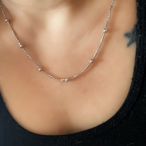 XUPING BALL KOLYE 45CM-GÜMÜŞ RENK ACR8922