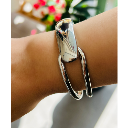 GÜMÜŞ RENK ÖZEL SERİ TASARIM KELEPÇE ACR9486