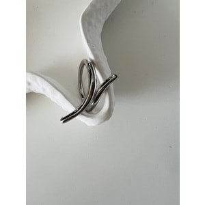 AYARLANABİLİR GÜMÜŞ RENK SNAKE YÜZÜK ACR0029