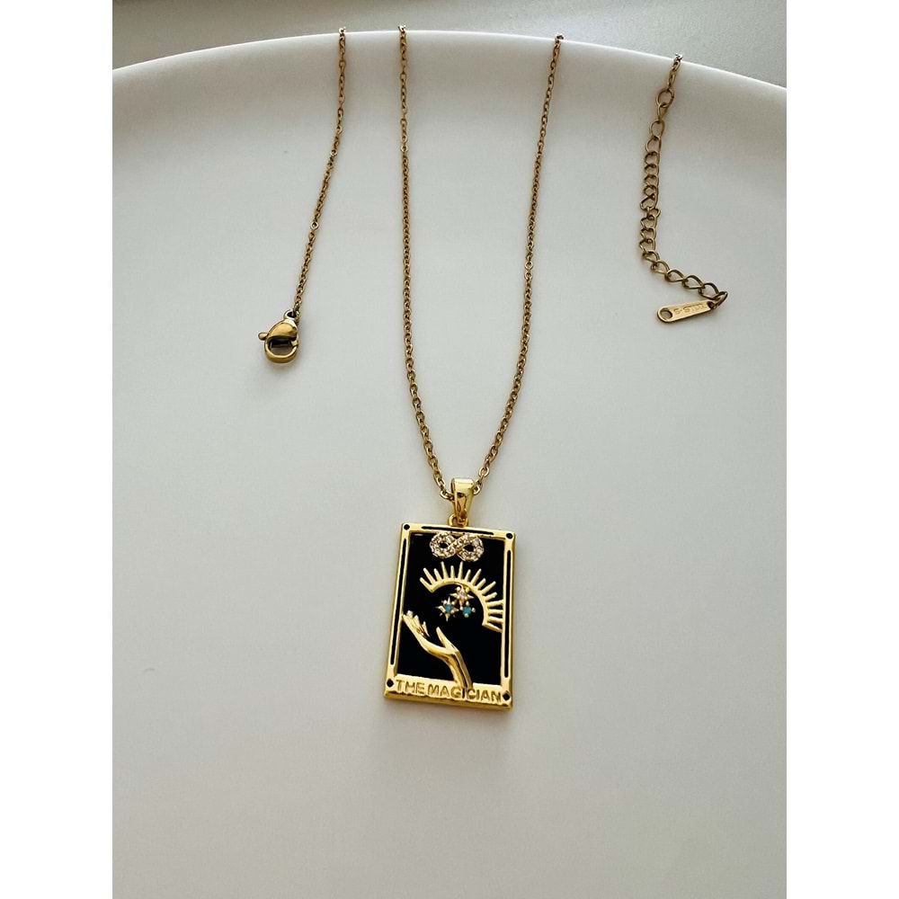 ÇELİK THE MAGİCİAN TAROT KART KOYE GOLD 40+6 CM ACR0537