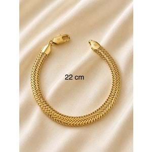 XUPING 14K GOLD RENK, BALIKSIRTI MODEL BİLEKLİK 22CM ACR0758
