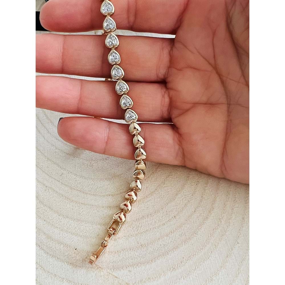 XUPING ROSE RENK KALP SUYOLU BİLEKLİK 18+2 CM ACR1468