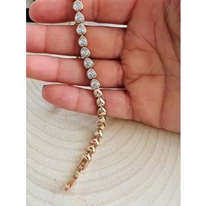 XUPING ROSE RENK KALP SUYOLU BİLEKLİK 18+2 CM ACR1468