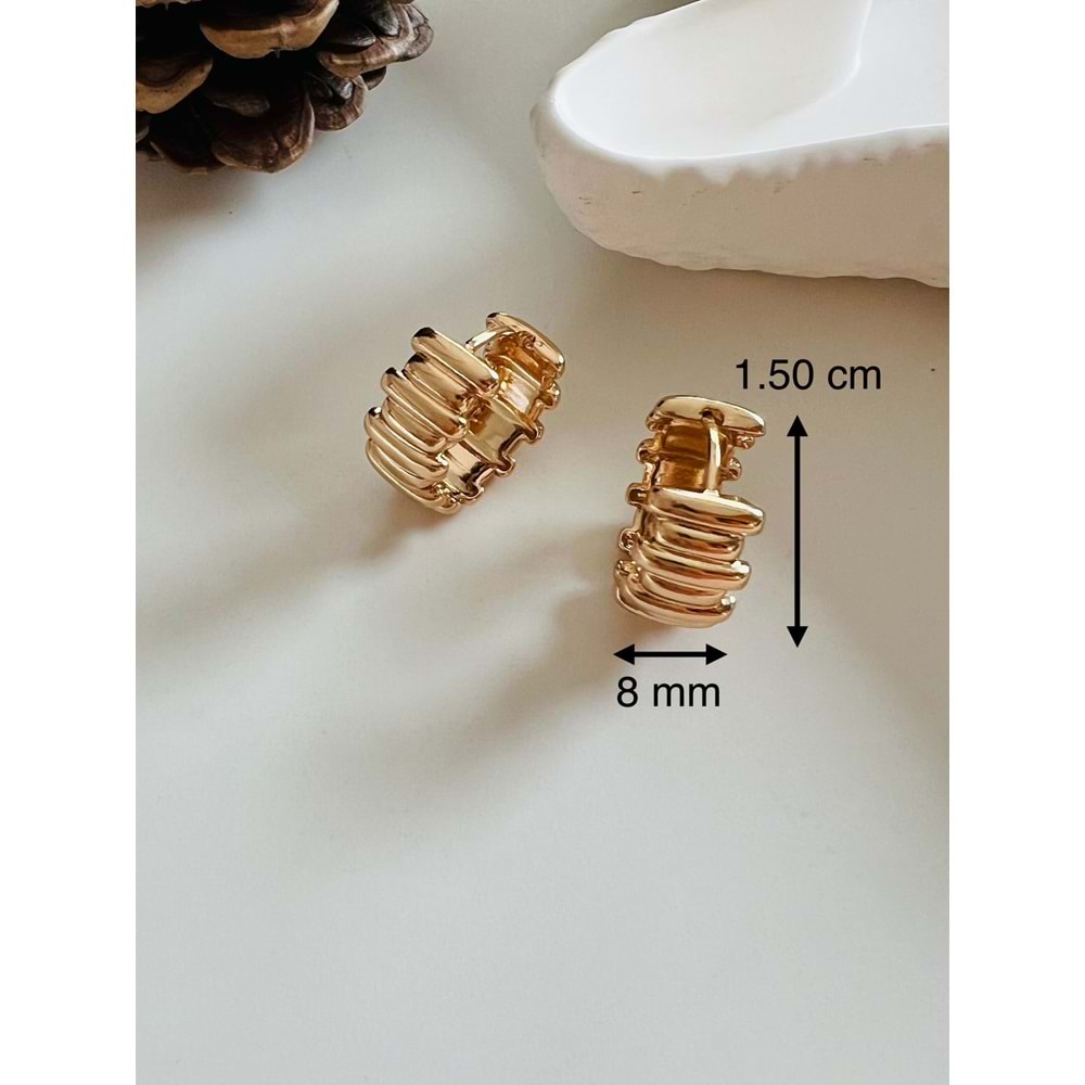 XUPING TASARIM HALKA KÜPE ROSE ACR3064