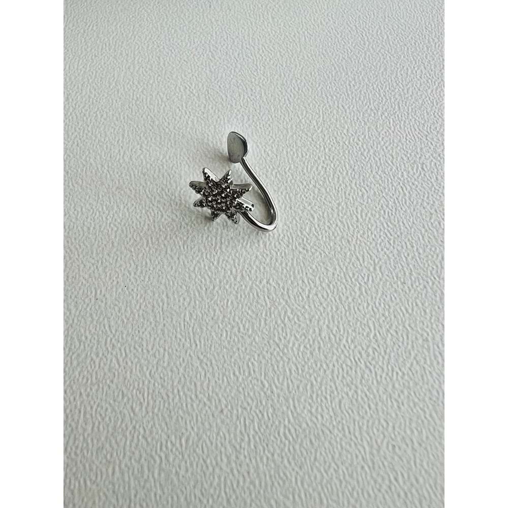 YILDIZLI KISTIRMALI, KIKIRDAK KÜPE GÜMÜŞ ACR3769