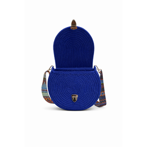 GADE EL YAPIMI SAKS MAVİSİ MAKARON ÇANTA ACR4166