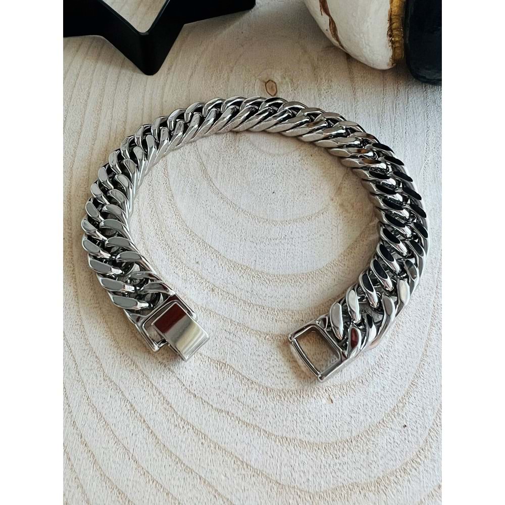XUPING GÜMÜŞ RENK ZİNCİR BİLEKLİK 19 CM ACR4776