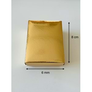 TAKI HEDİYE KUTUSU GOLD RENK 6X8CM ACR6007